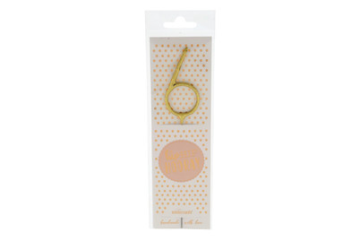 Image of Wondercandle hipHIP Hooray gold 6 bei JUMBO