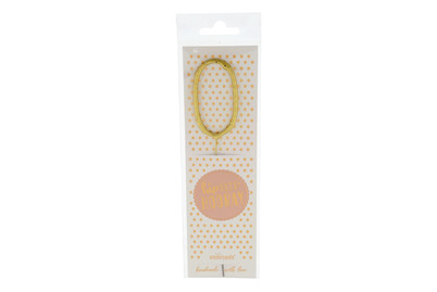 Image of Wondercandle hipHIP Hooray gold 0 bei JUMBO