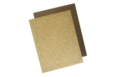 Image of Metallic Bügel-Transferfolie, 21,5x28cm, 2-fach sort., SB-Btl 2Bogen bei JUMBO