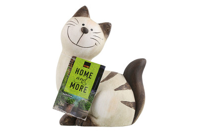 Image of Katze Mona 14.2x8.8x18.7CM braun-weiss bei JUMBO