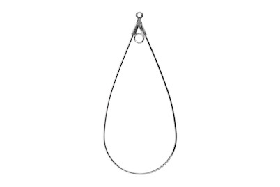 Image of Creole oval mit Öse, 26x52mm, SB-Btl 2Stück bei JUMBO