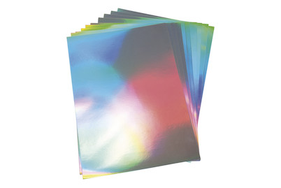 Image of Effektpapier Hologramm, A4, 210g/m2, 10Blatt bei JUMBO