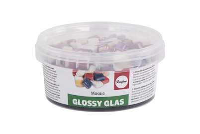 Image of Glossy Glas Mosaikmischung, 1x1cm, (ca. 250 St.), Dose 500g bei JUMBO
