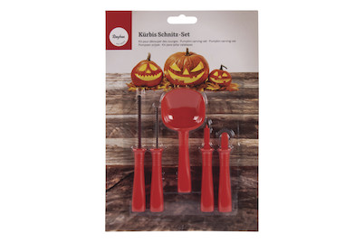 Image of Kürbis Schnitz - Set, SB-Karte 5Stück bei JUMBO