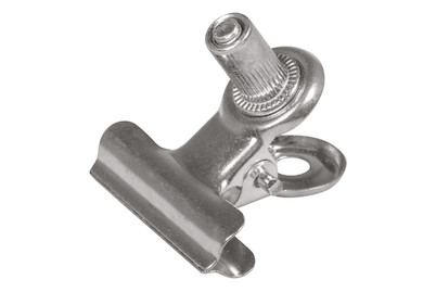 Image of Metall-Clip mit Schraube, 2,2x2,2cm, SB-Btl 3Stück bei JUMBO