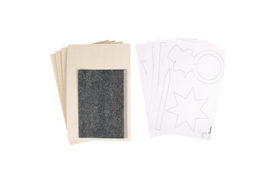 Image of Sperrholzplatten m. Vorlagen- Gartendeko, 300x200x4mm, 4 Platten, Beutel 1Set bei JUMBO