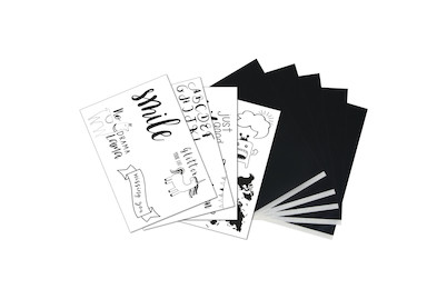 Image of Transferpapier mit Vorlagen Smile , 5xA4 Transferpapier+Vorlagen, SB-Btl bei JUMBO