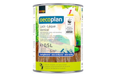 Image of Oecoplan Lack glänzend reinweiss 0.5L bei JUMBO