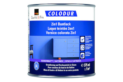 Image of Colodur 2in1 Buntlack seidenmatt cremeweiss 0.375L bei JUMBO