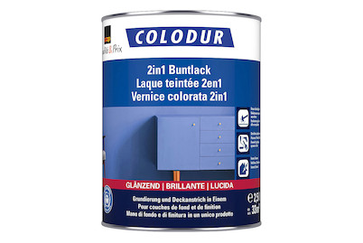 Image of Colodur 2in1 Buntlack glänzend silbergrau 2.5L bei JUMBO