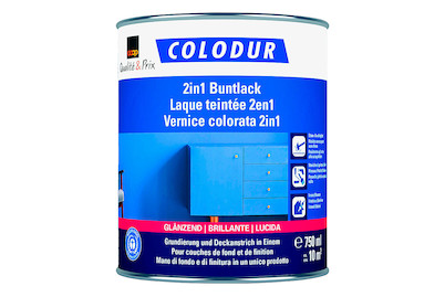 Image of Colodur 2in1 Buntlack glänzend silbergrau 0.75L bei JUMBO