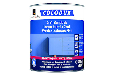 Image of Colodur 2in1 Buntlack glänzend reinweiss 0.75l bei JUMBO