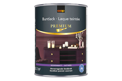 Image of Premium Buntlack seidenmatt purpurrot 0.5l