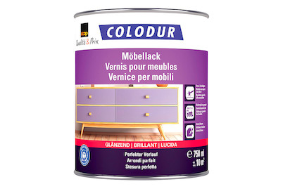 Image of Colodur Möbellack glänzend lehmbraun 0.75L bei JUMBO