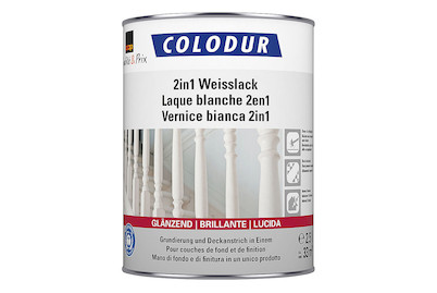 Image of Colodur 2in1 Weisslack glänzend 2,5L bei JUMBO