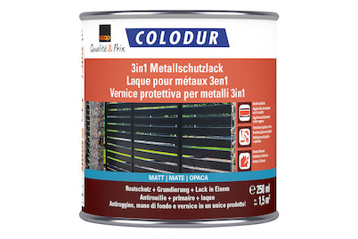 Image of Colodur 3in1 Metallschutz matt dunkelgr 0.25L bei JUMBO