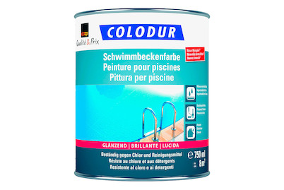 Image of Colodur Schwimmbeckenfarbe glänzend lichtblau 0.75L bei JUMBO