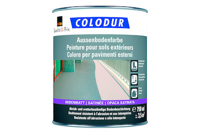 Image of Colodur Aussenbodenfarbe seidenmatt betongrau 0.75L