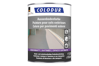 Image of Colodur Aussenbodenfarbe seidenmatt kieselgrau 2.5L bei JUMBO