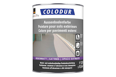 Image of Colodur Aussenbodenfarbe seidenmatt betongrau 2.5L