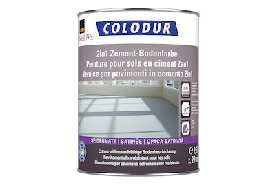 Image of Colodur 2in1 Zement-Bodenfarbe cremeweiss 2.5L