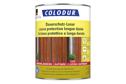 Image of Colodur Dauerschutz-Lasur seidenglänzend nussbaum dunkel 2.5L bei JUMBO