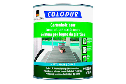Image of Colodur Gartenholzlasur matt seidengrau 0.75L bei JUMBO