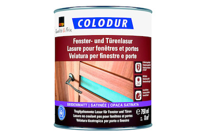 Image of Colodur Fenster- und Türenlasur seidenmatt kastanie 0.75L bei JUMBO