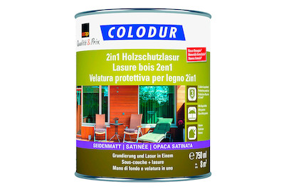 Image of Colodur 2in1 Holzschutzlasur seidenmatt natur 0.75L bei JUMBO