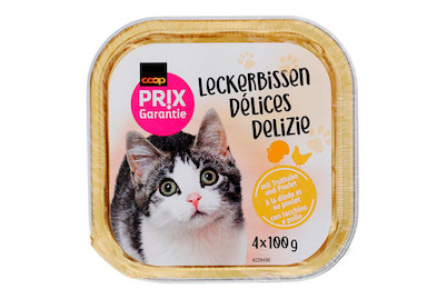Image of Prix Garantie Katzenfutter Pastete Truthahn & Huhn 4x100g bei JUMBO
