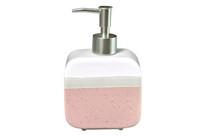 Image of Home & More Seifenspender weiss/rosa bei JUMBO