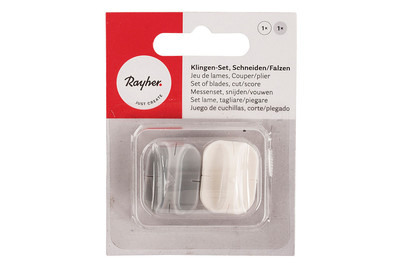 Image of Klingen-Set, 2-teilig, Schneiden+Falzen, SB-Blister 2Stück bei JUMBO
