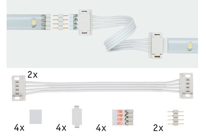 Image of YourLED Universal Verbinder 2er-Pack Weiß bei JUMBO