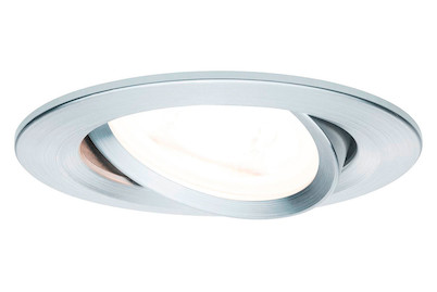 Image of LED Nova Einbaustrahler rund 6,5W Gu10 aluminium bei JUMBO