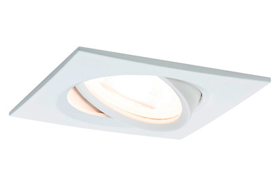Image of LED Nova Einbaustrahler quadratisch 6,5W Gu10 weiss bei JUMBO
