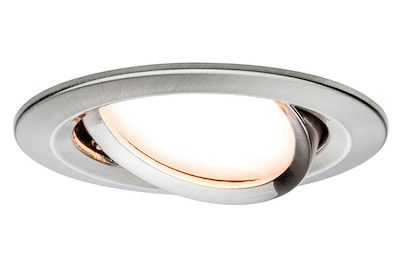 Image of LED Coin Nova Einbaustrahler rund 6,5W stahl bei JUMBO