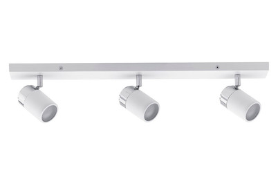 Image of Strahler Zyli 3-flammig Balken Weiß/Chrom bei JUMBO