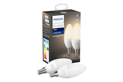 Image of Philips Hue White E14 12W 940lm Duopack