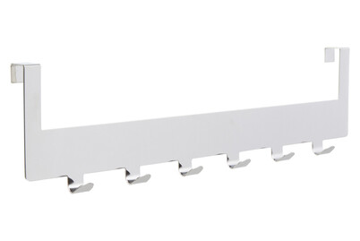 Image of Siro Hakenleiste Türgarderobe mit 6 Haken 1977 Metall Chrom glänzend Länge 375 mm bei JUMBO