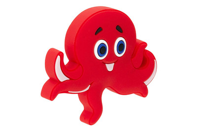 Image of Siro Möbelknopf H234 Kunststoff Krake rot bei JUMBO