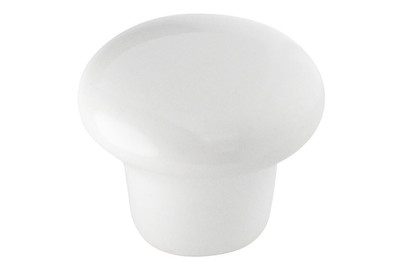 Image of Siro Möbelknopf SP1 Keramik weiss Ø 26 mm bei JUMBO