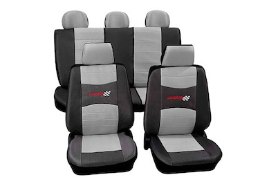 Image of Sitzbezugset Carbon silber bei JUMBO