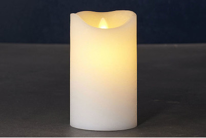 Image of LED-Kerze Sara Exclusive 7.5x12.5, weiss bei JUMBO