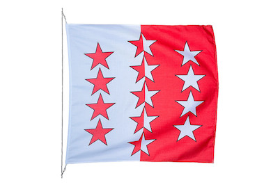 Image of Kantonsfahne Wallis 120 x 120 cm bei JUMBO