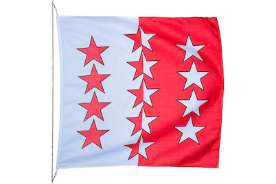 Image of Kantonsfahne Wallis 150 x 150 cm bei JUMBO