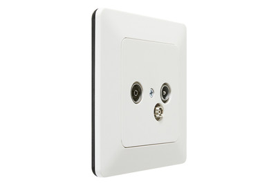 Image of UP Radio/TV/Datendose weiss bei JUMBO