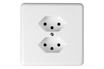 Image of UP Steckdose 2xT13 weiss bei JUMBO