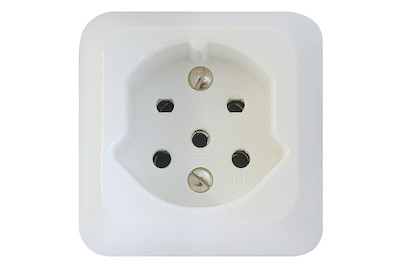 Image of AP Steckdose T15 weiss bei JUMBO