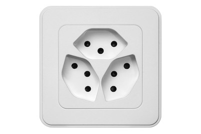 Image of Mica for you UP Steckdose 3xT13 weiss bei JUMBO