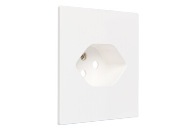 Image of Edizio DUE Frontplatte T13 ws 60x60mm bei JUMBO